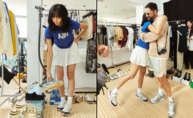 Lisa of Blackpink Wears Kith x Asics Gel-Lyte III Seoul For Kith Women ...