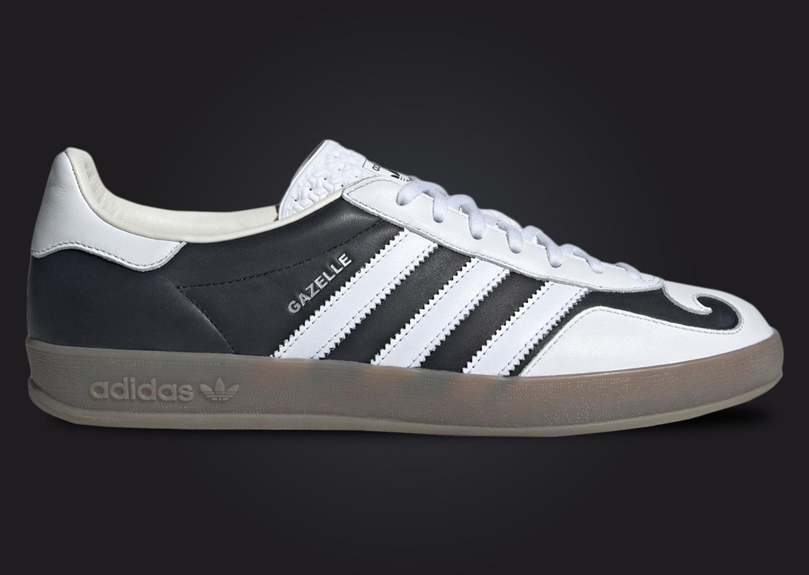 adidas Gazelle Gatsin Black White Lateral