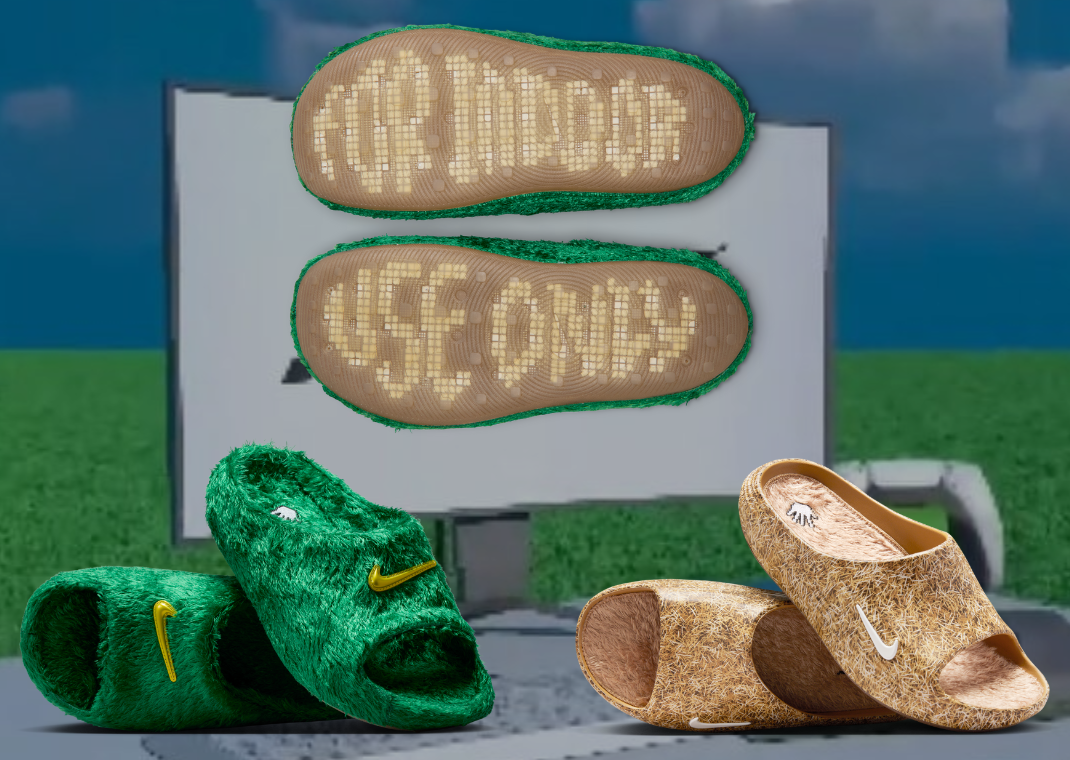 Nike's .SWOOSH Lets You Touch Grass with ReactX Rejuven8 Slides