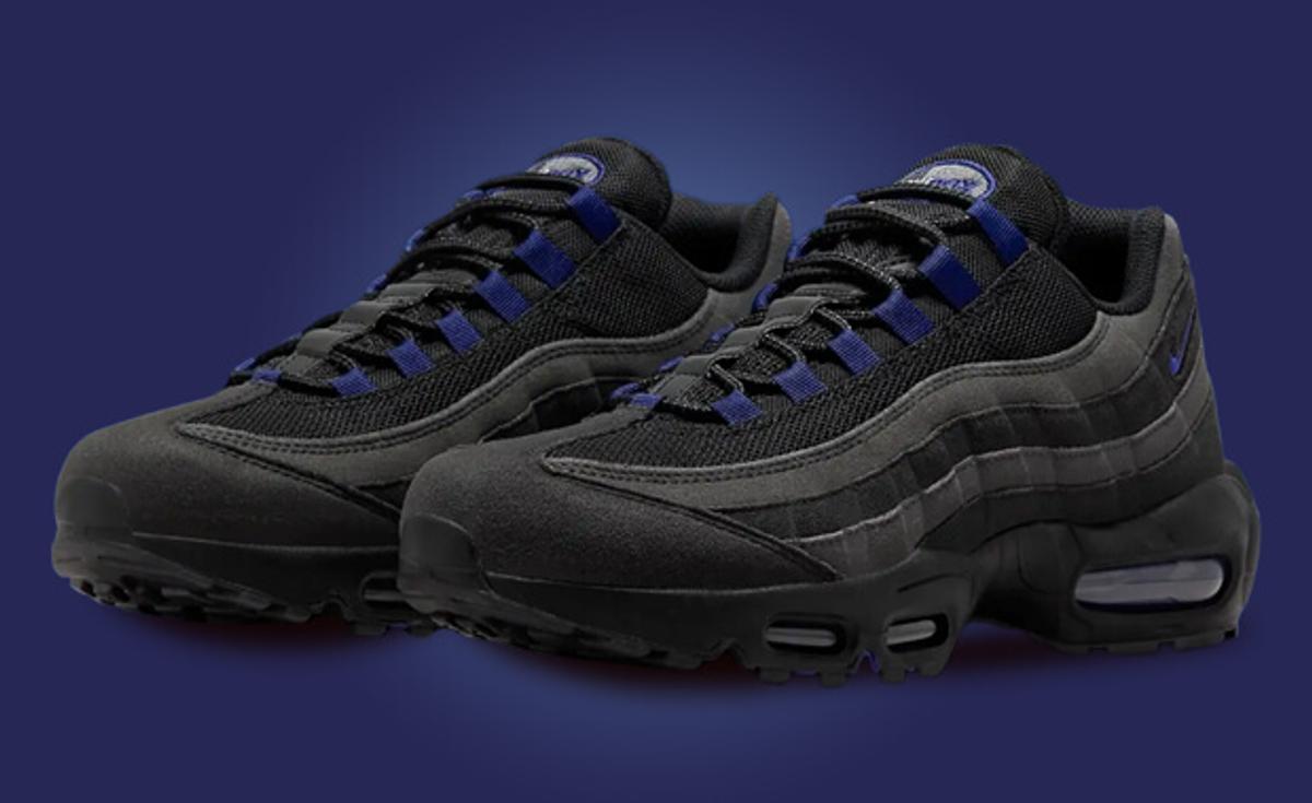 The Nike Air Max 95 Jewel Goes Dark in Cool Grey and Deep Royal Blue