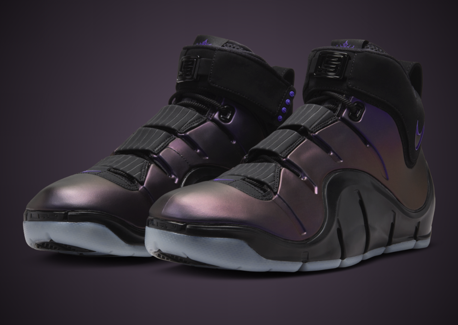 Nike Zoom LeBron 4 Eggplant Angle