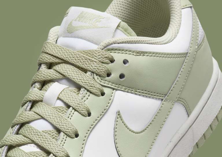 Nike Dunk Low NN Olive Aura (W) Midfoot Detail