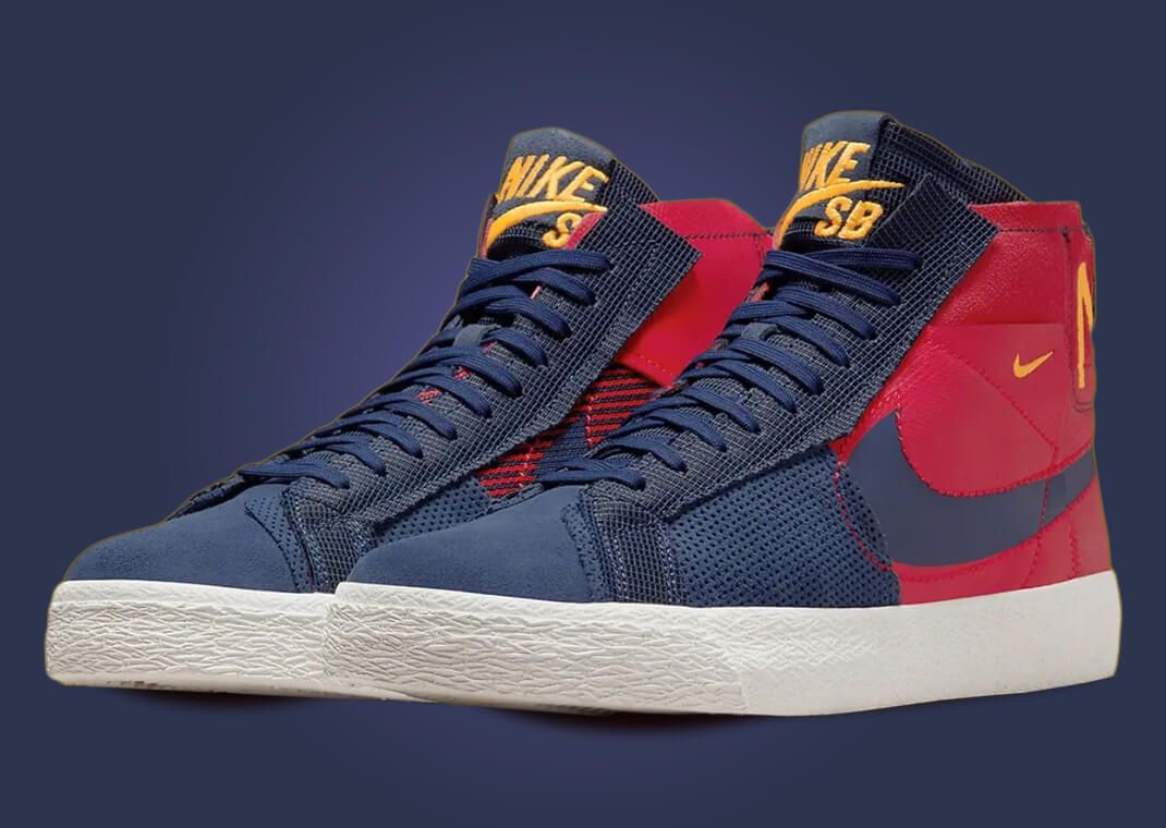 Nike blazer high on sale patchwork