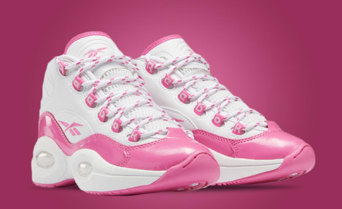 This Kids Exclusive Reebok Question Mid Comes In Atomic Pink