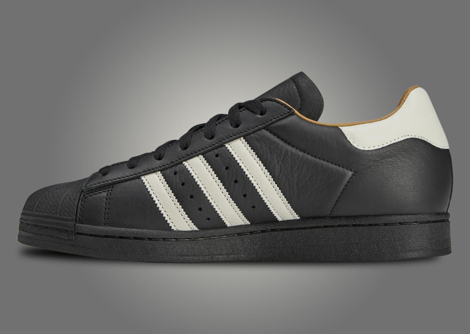 JJJJound x adidas Superstar 90 Made in Germany Black Medial