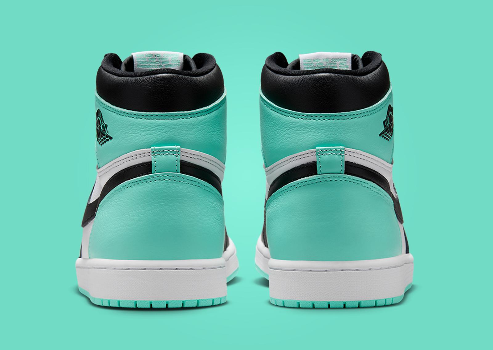 Air Jordan 1 Retro High OG Green Glow Heel