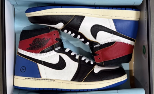 fragment design x Union LA x Air Jordan 1 Retro High OG Chicago Royal