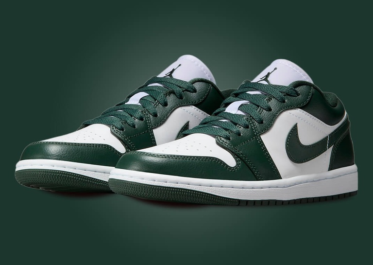 The Women’s Exclusive Air Jordan 1 Low White Galactic Jade Releases ...