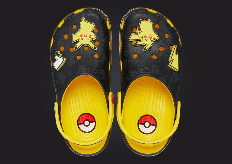 Pokemon x Crocs Classic Clog Pikachu TOp