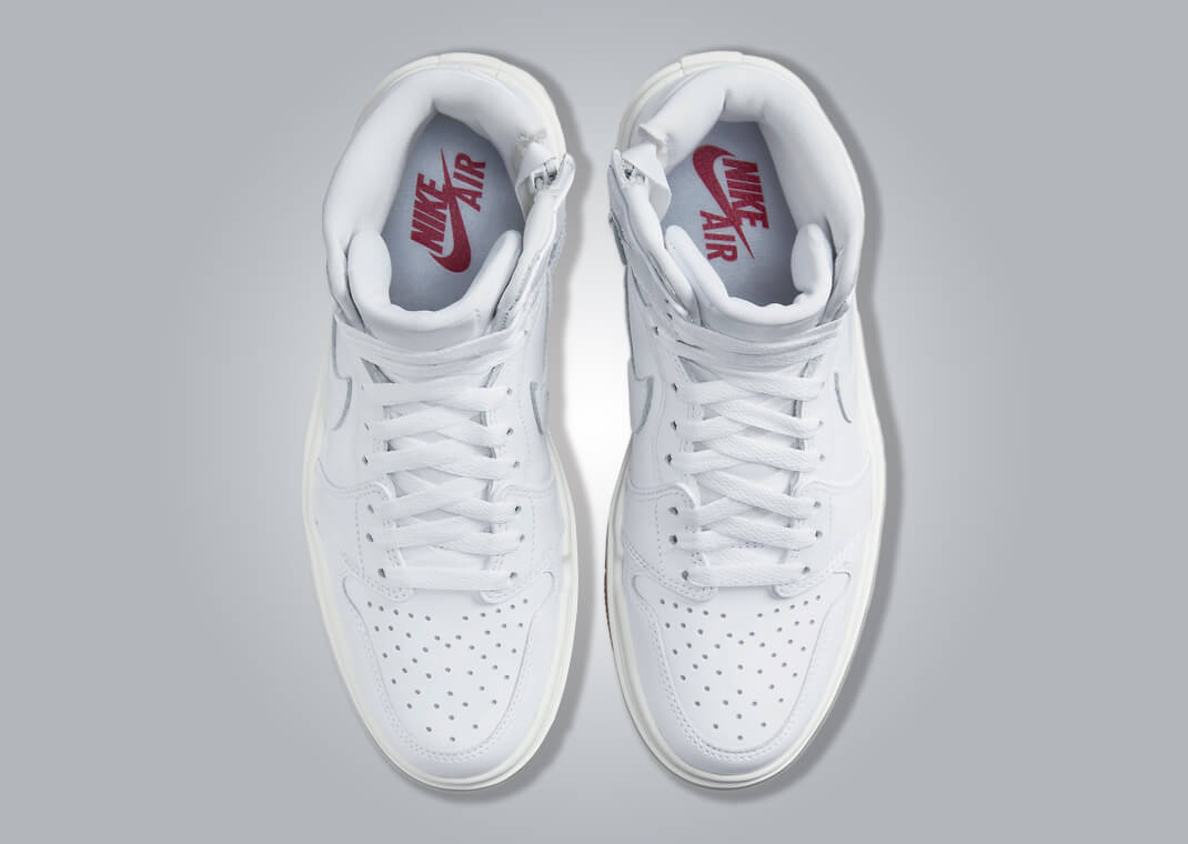 The Air Jordan 1 Elevate High in White Gum is as Clean as it