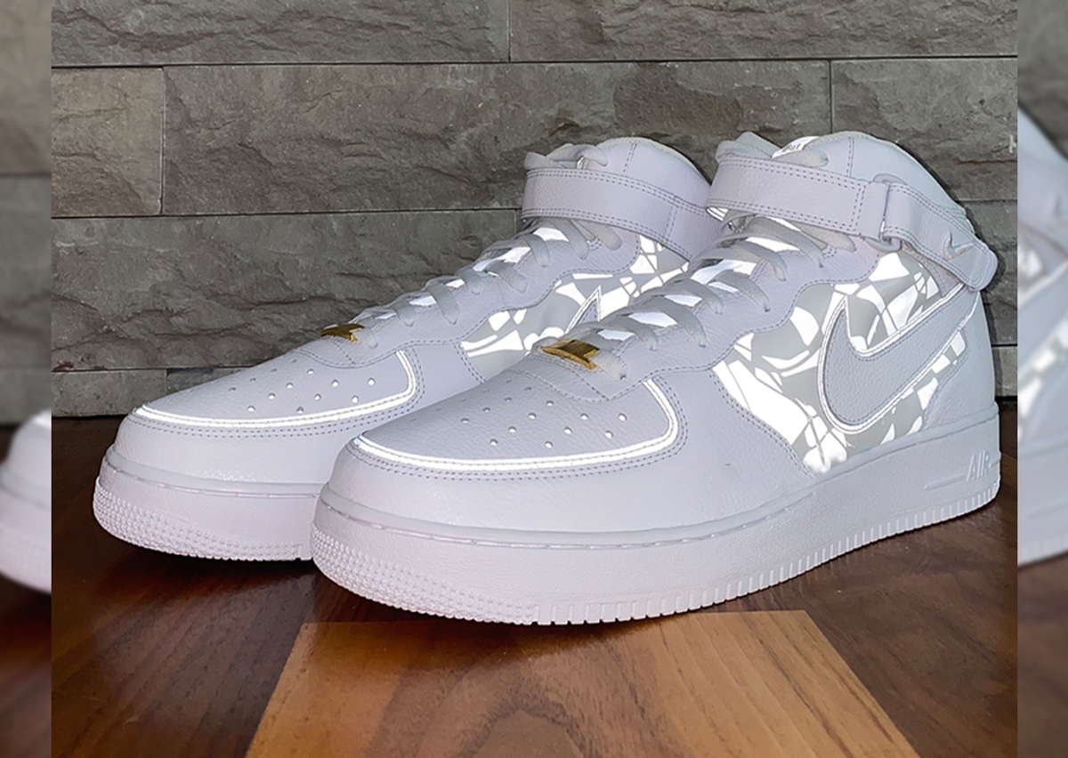 NIKE AIR FORCE 1 'DESIGNER' TUTORIAL! (3M REFLECTIVE) 