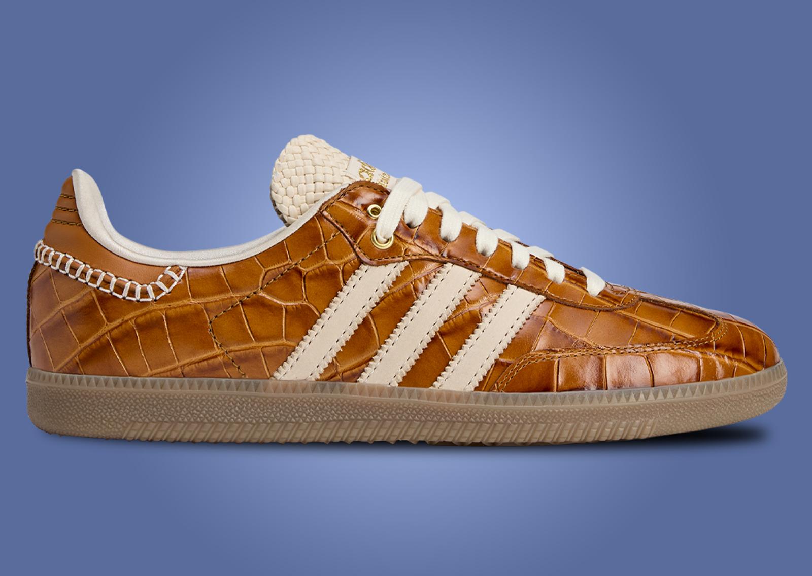 Wales Bonner x adidas Samba Croc Natural Lateral