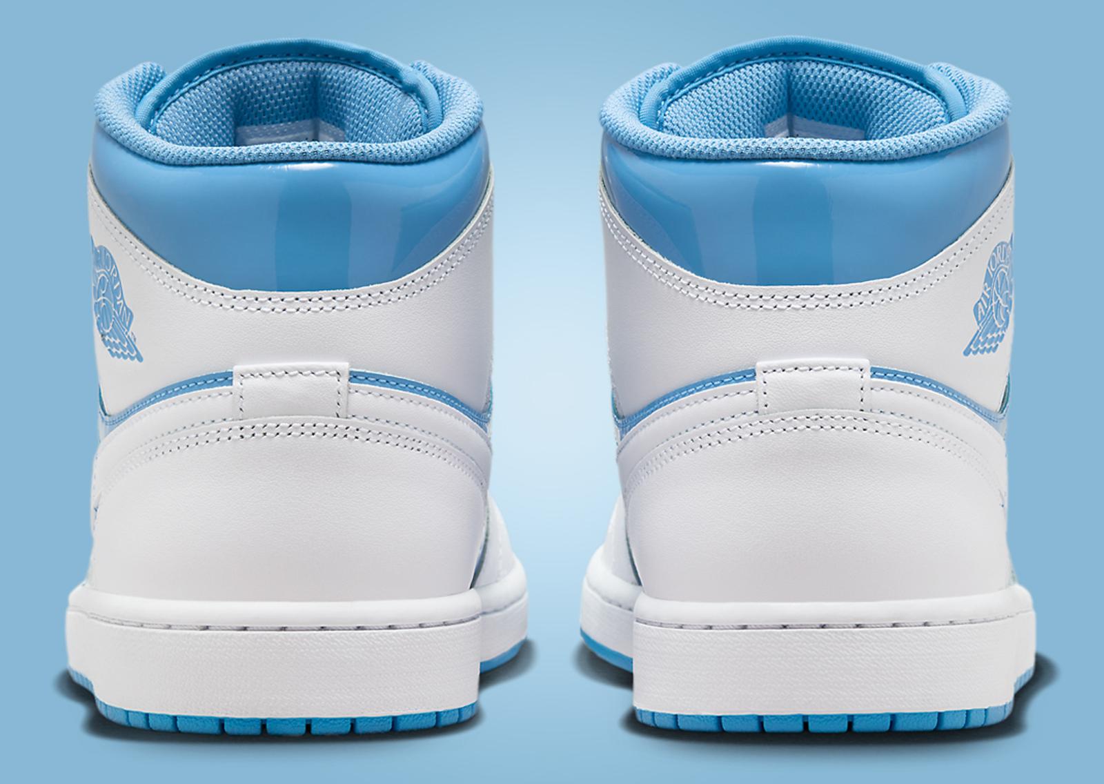 Air Jordan 1 Mid Legend Blue Heel