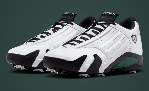 The Air Jordan 14 Golf Oxidized Green is Available Now