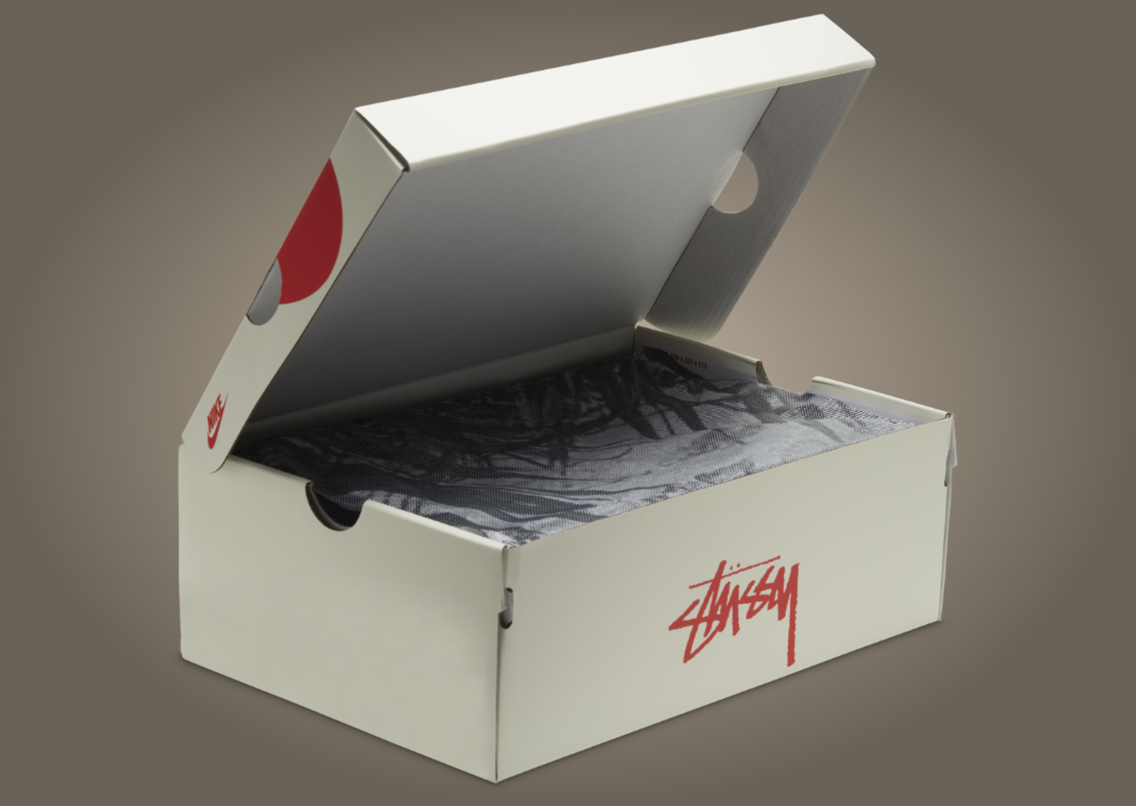 Stussy x Nike Air Flight 89 Low SP Black White Packaging