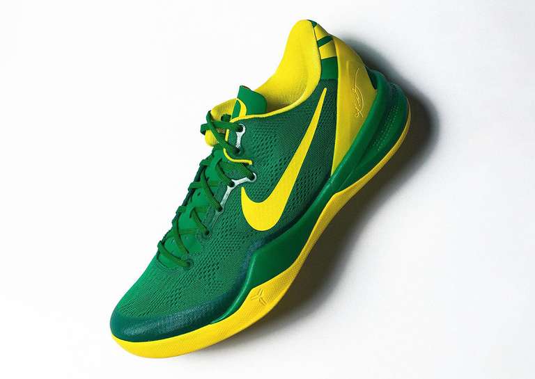 Nike Kobe 8 Protro Oregon Ducks Green Yellow PE