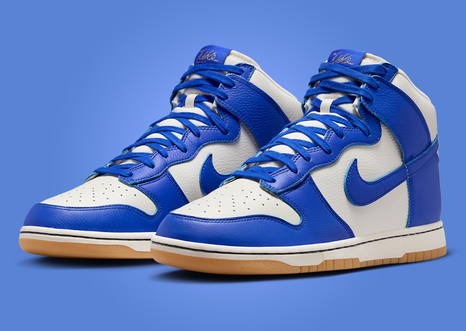 Nike Dunk High Phantom Racer Blue (W) Angle