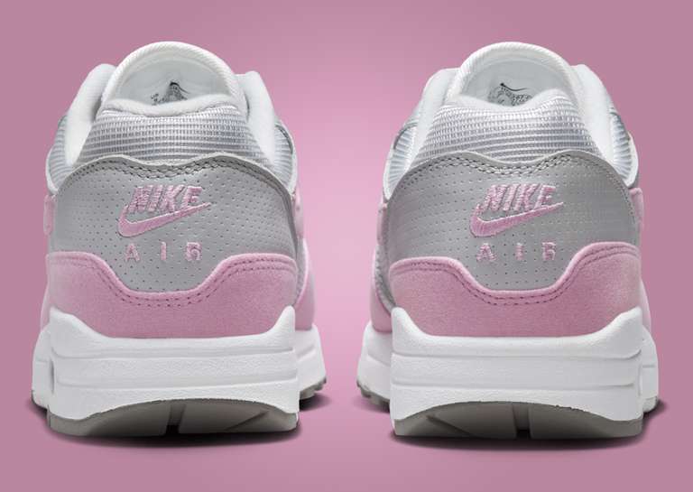 Nike Air Max 1 Metallic Platinum Pink Rise (W) Back