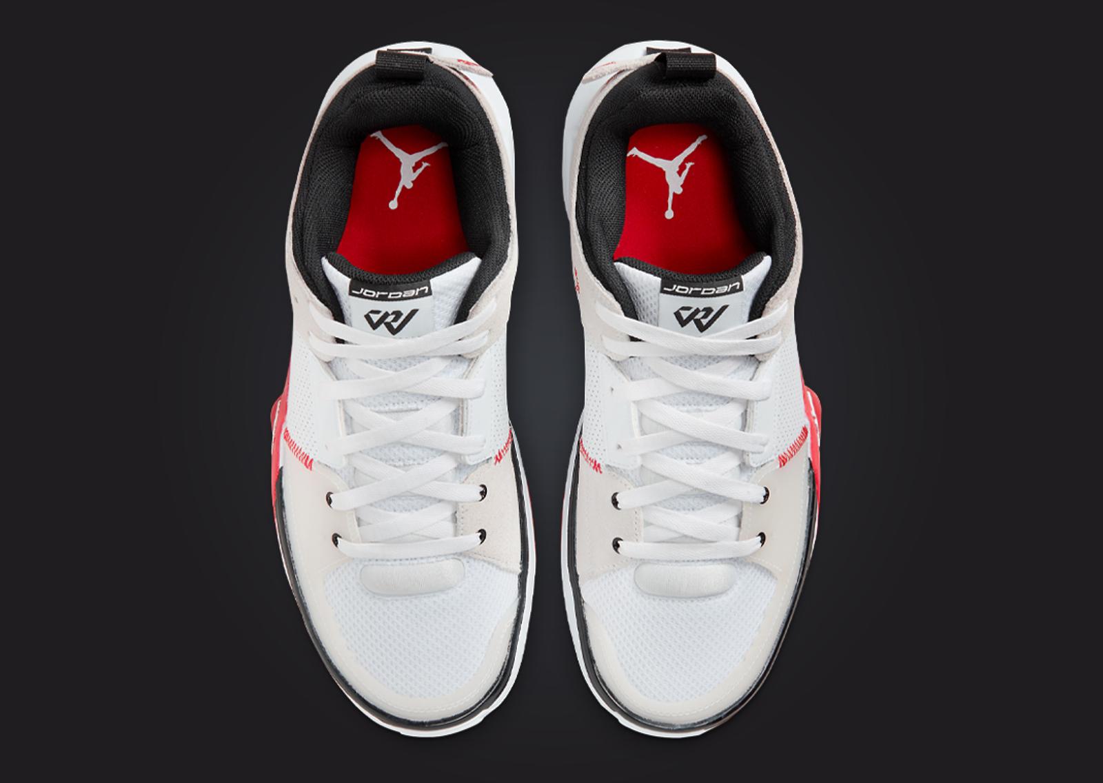 Jordan One Take 5 White Red Black Top