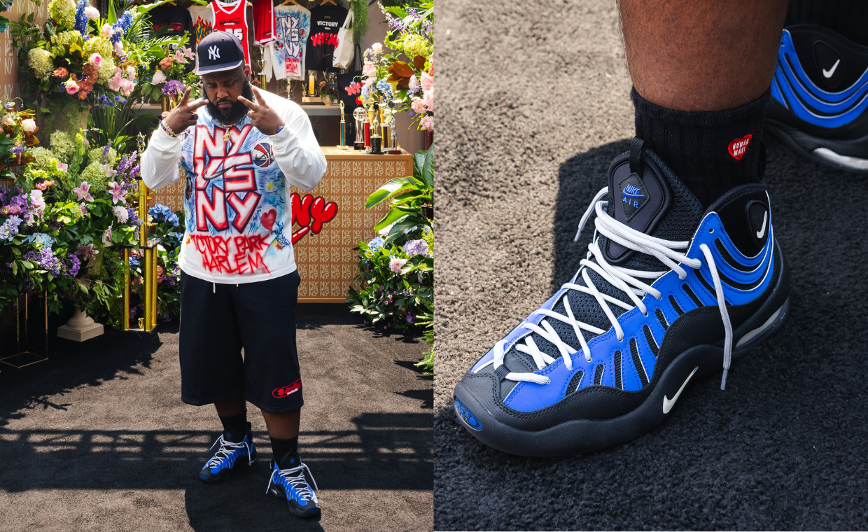 Jae Tips Nike Air Bakin Varsity Royal Debut