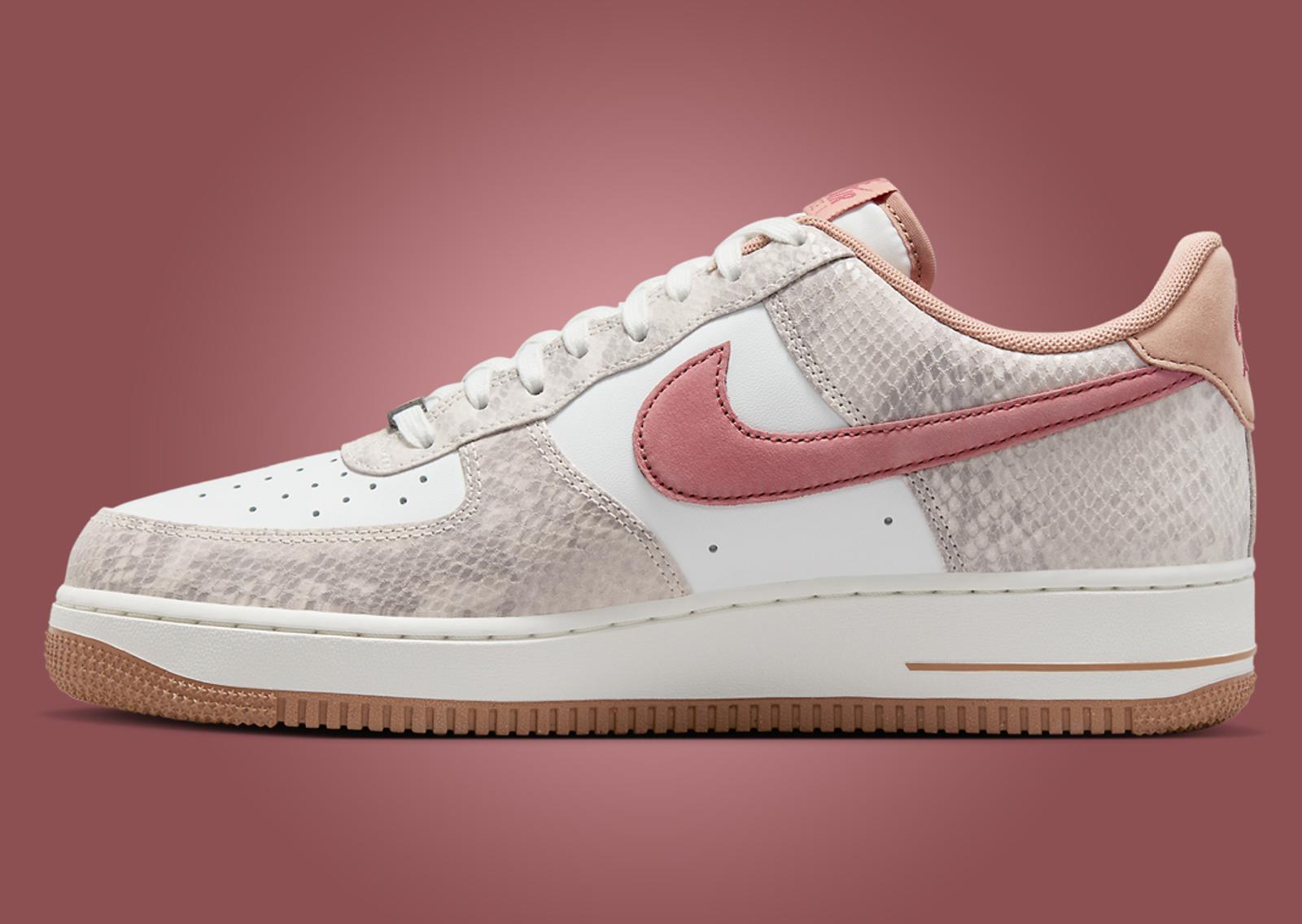 Nike Air Force 1 Low Snakeskin Summit White Medial