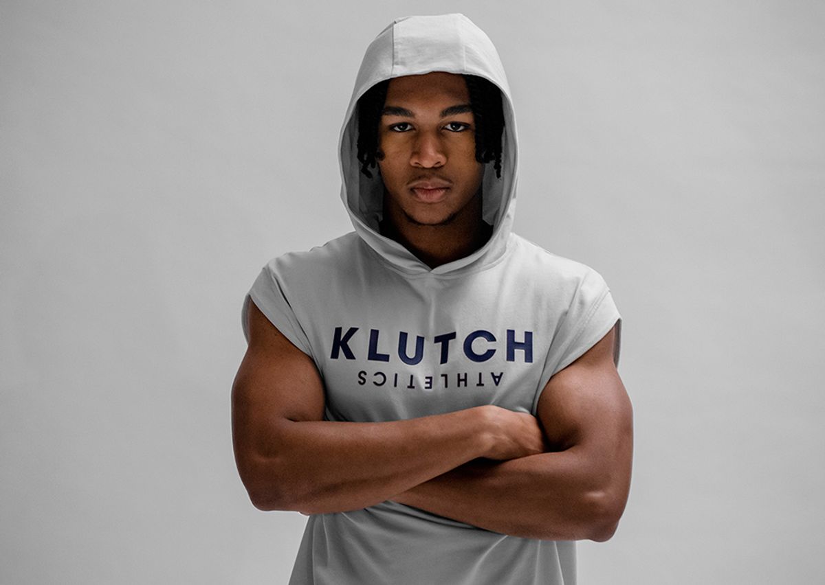 Klutch Athletics Campaign Image Featuring Sleeveless Hoodie