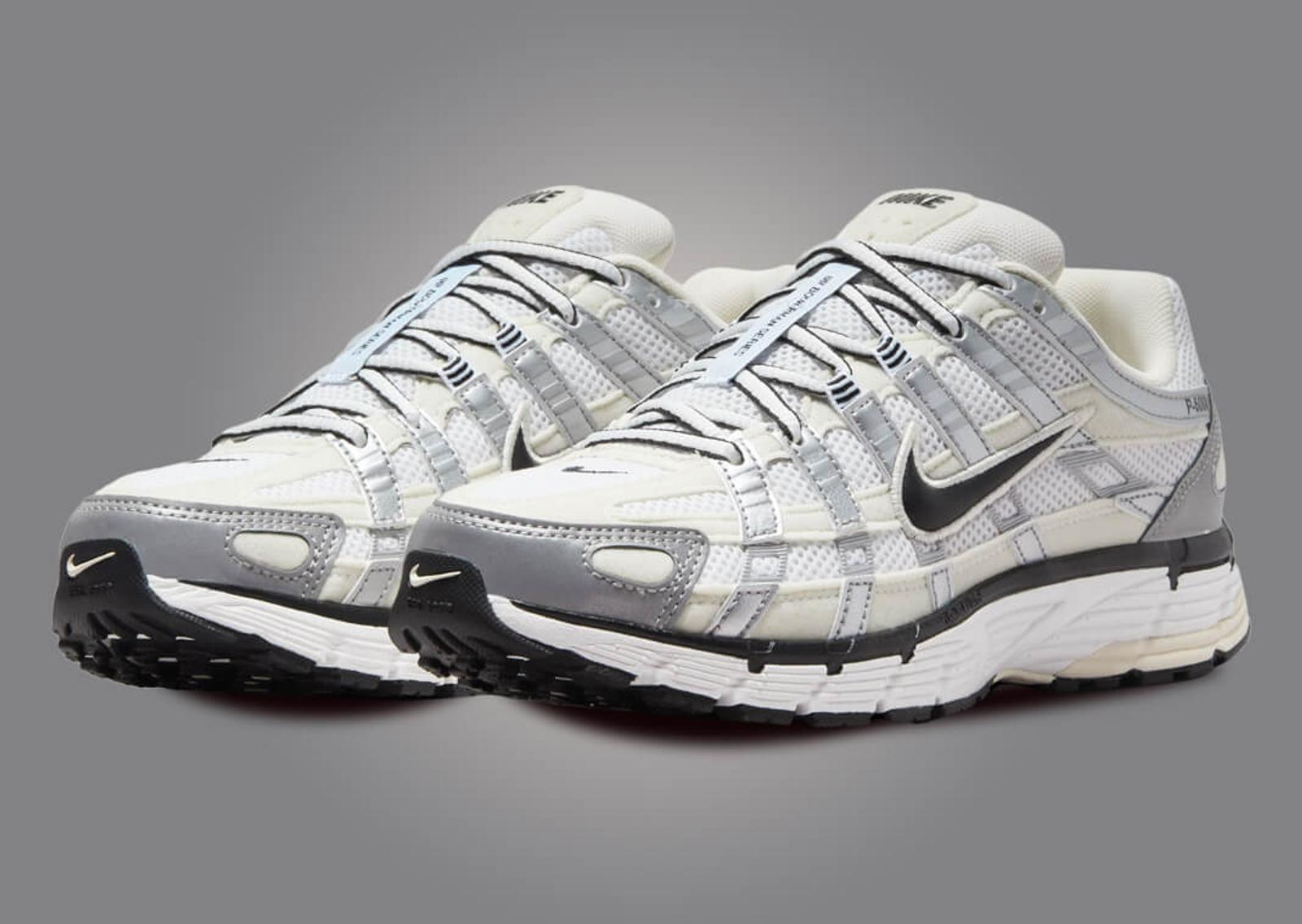 Nike P-6000 Coconut Milk Metallic Silver (W) Angle