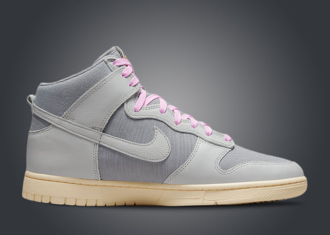 This Nike Dunk High Vintage Gets A Particle Grey Makeover display picture 3