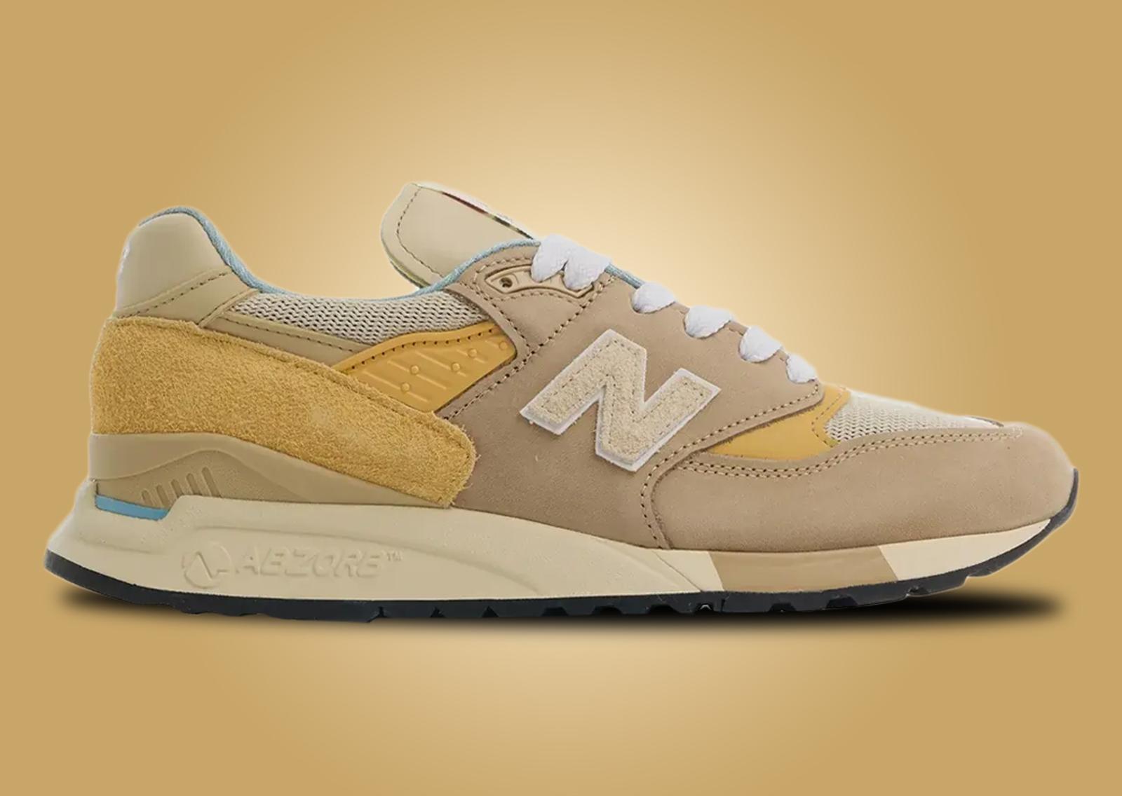 New Balance 998 Made in USA Incense Sandstone Lateral