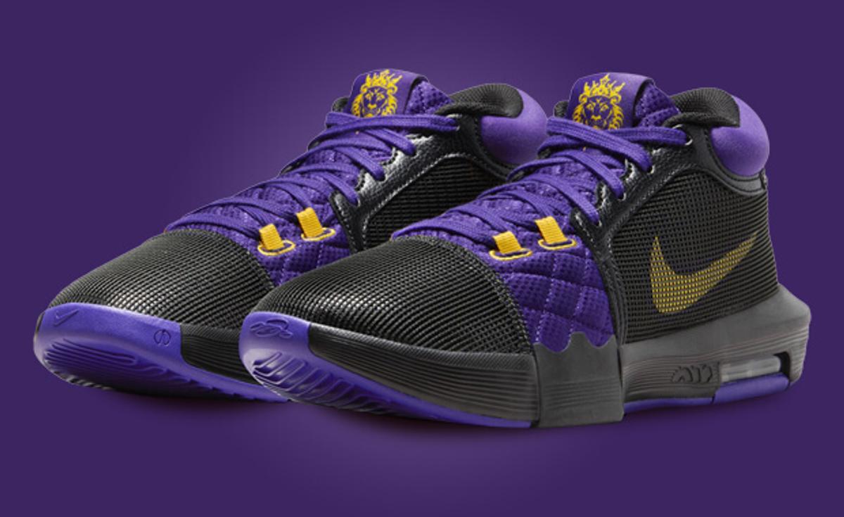 The Nike LeBron Witness 8 Gets a Black Lakers Makeover