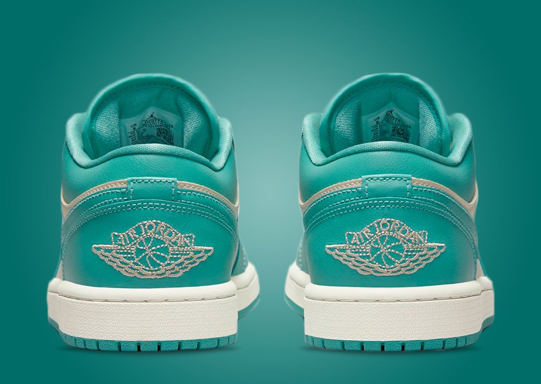 Sanddrift And Washed Teal Cover This Air Jordan 1 Low