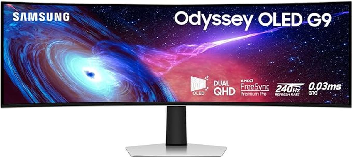 SAMSUNG 49" Odyssey G93SC Series OLED Curved Gaming Monitor