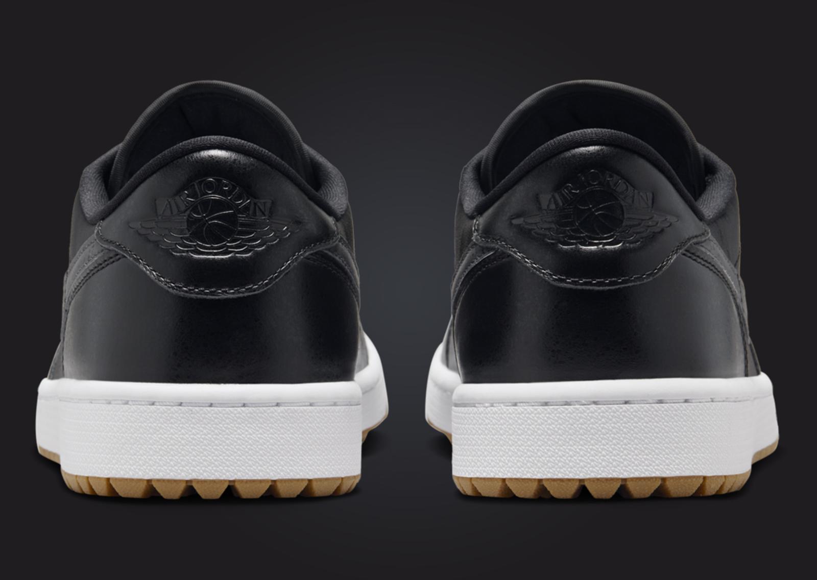 Air Jordan 1 Low Golf Black Gum Heel