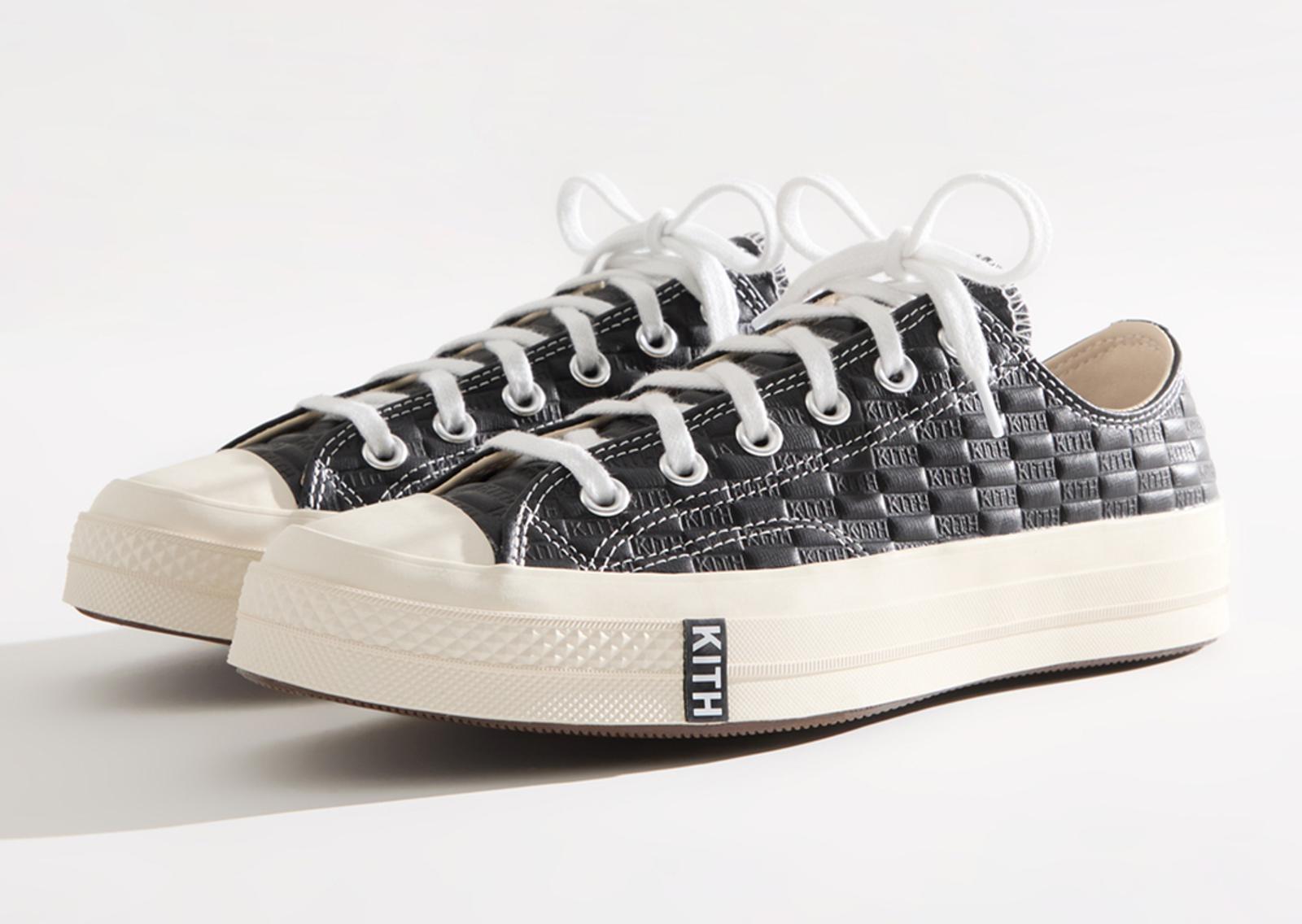 Kith Classics x Converse Chuck Taylor All Star 70 Ox Black Angle