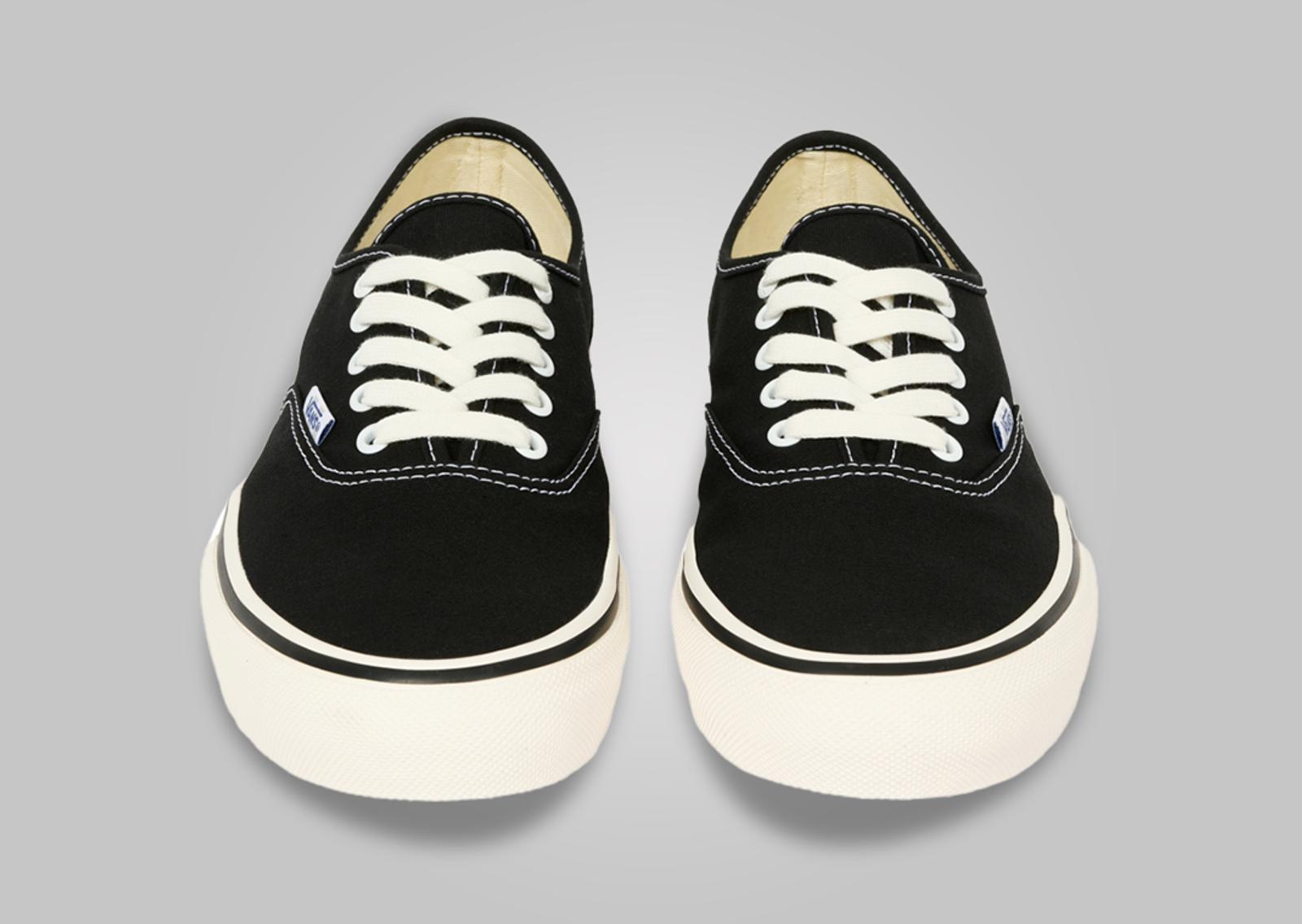 Palace Skateboards x Vans Authentic Black White Front