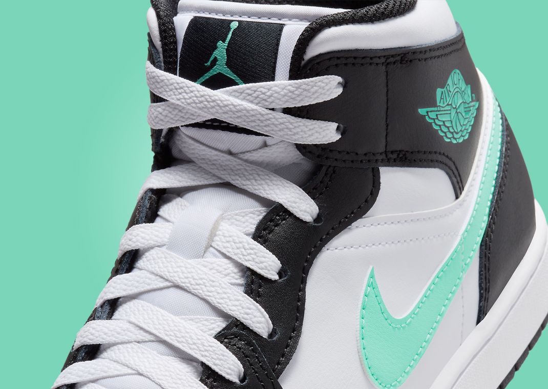The Air Jordan 1 Mid Green Glow Releases April 2024