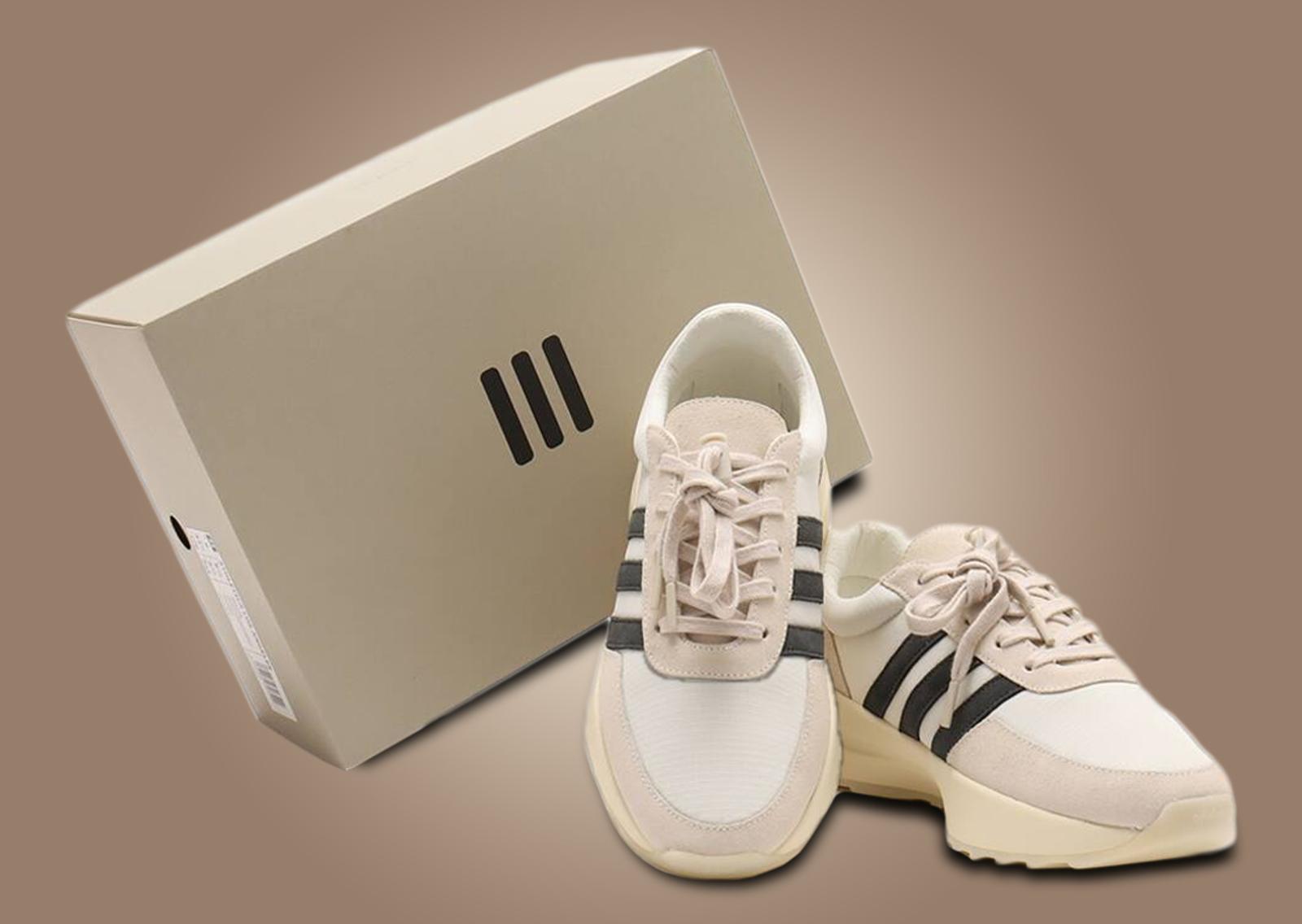 Fear Of God Athletics x adidas Los Angeles Runner Cream White Packaging