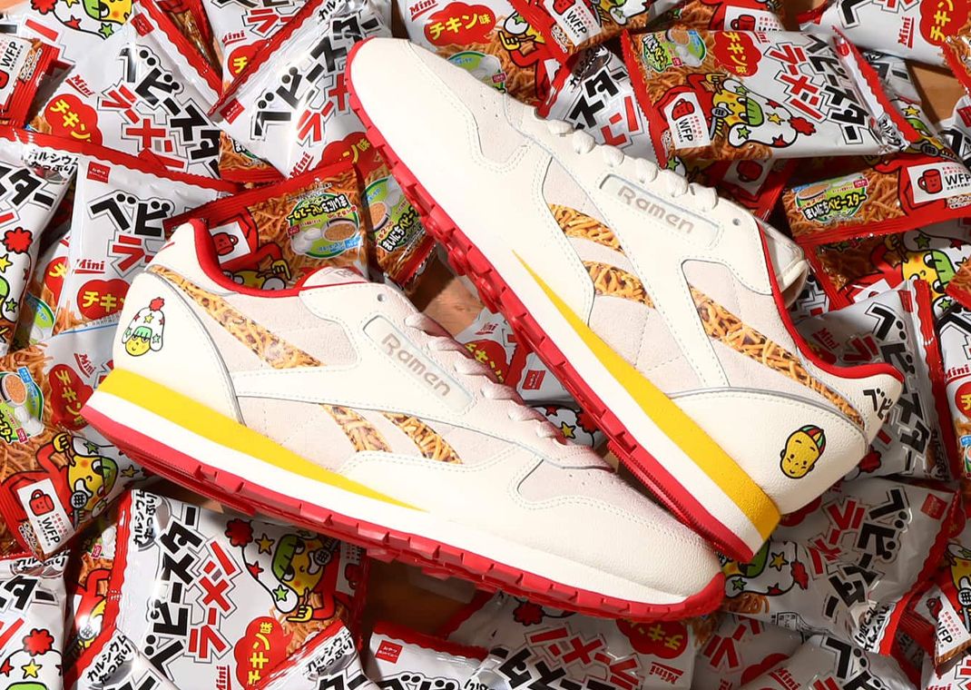 BABY STAR And atmos Tokyo Bring Ramen To The Reebok Classic Leather