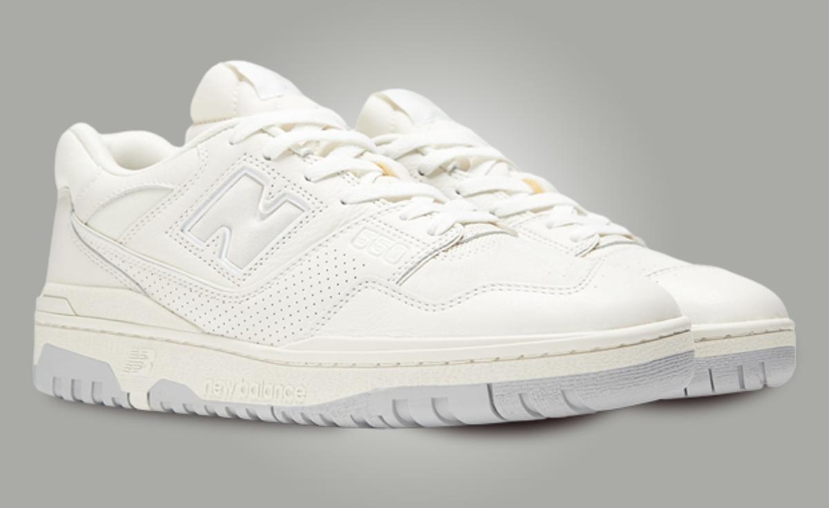 The New Balance 550 Goes Ultra-Clean in White Turtledove