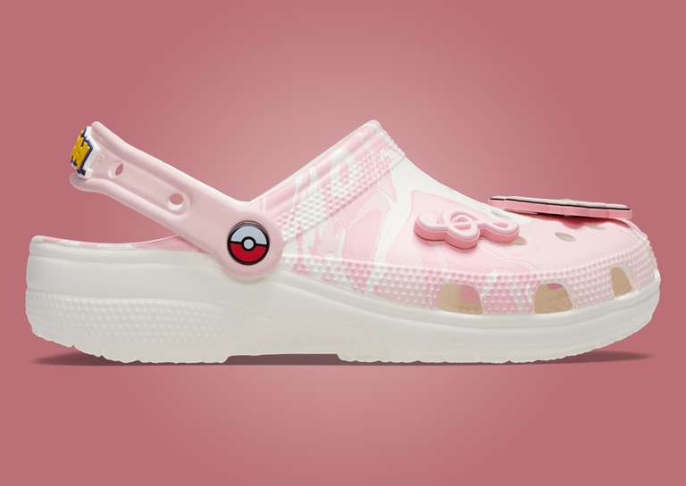 Pokémon x Crocs Classic Clog Jigglypuff Lateral