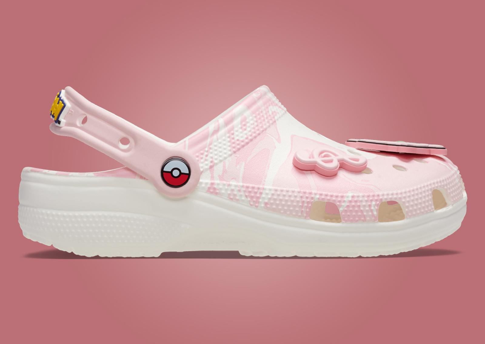 Pokémon x Crocs Classic Clog Jigglypuff Lateral