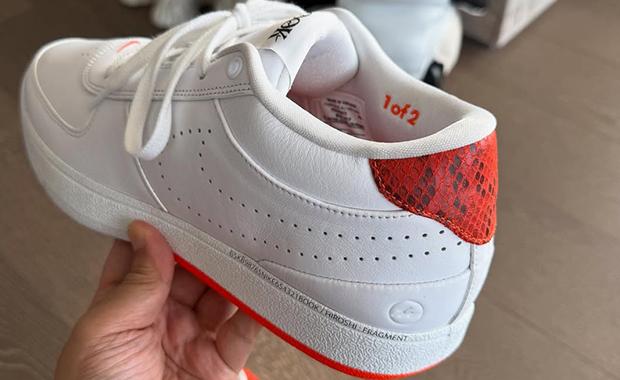 Fragment Design x Nike Book 1 Red Snakeskin
