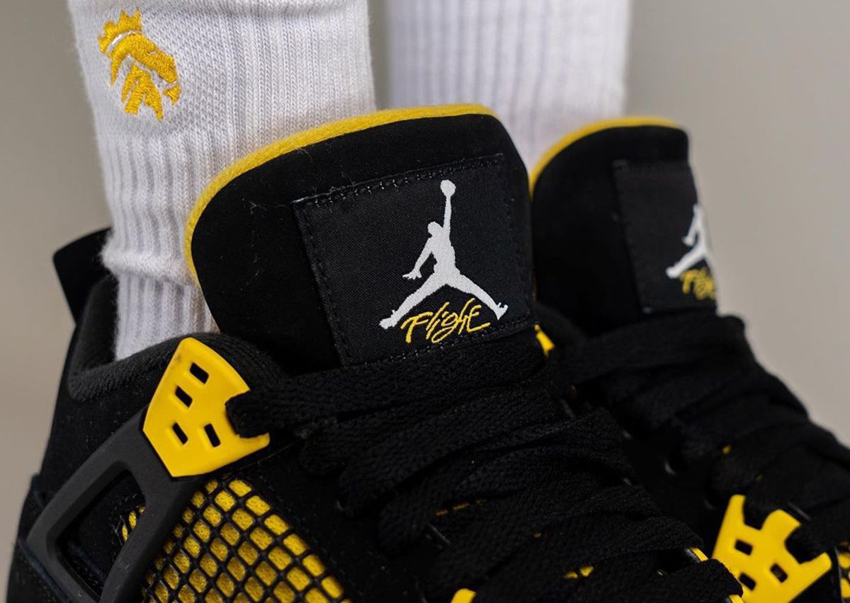 Jordan 4 Thunder Drop: será antes de lo previsto 💛 🖤 Backseries