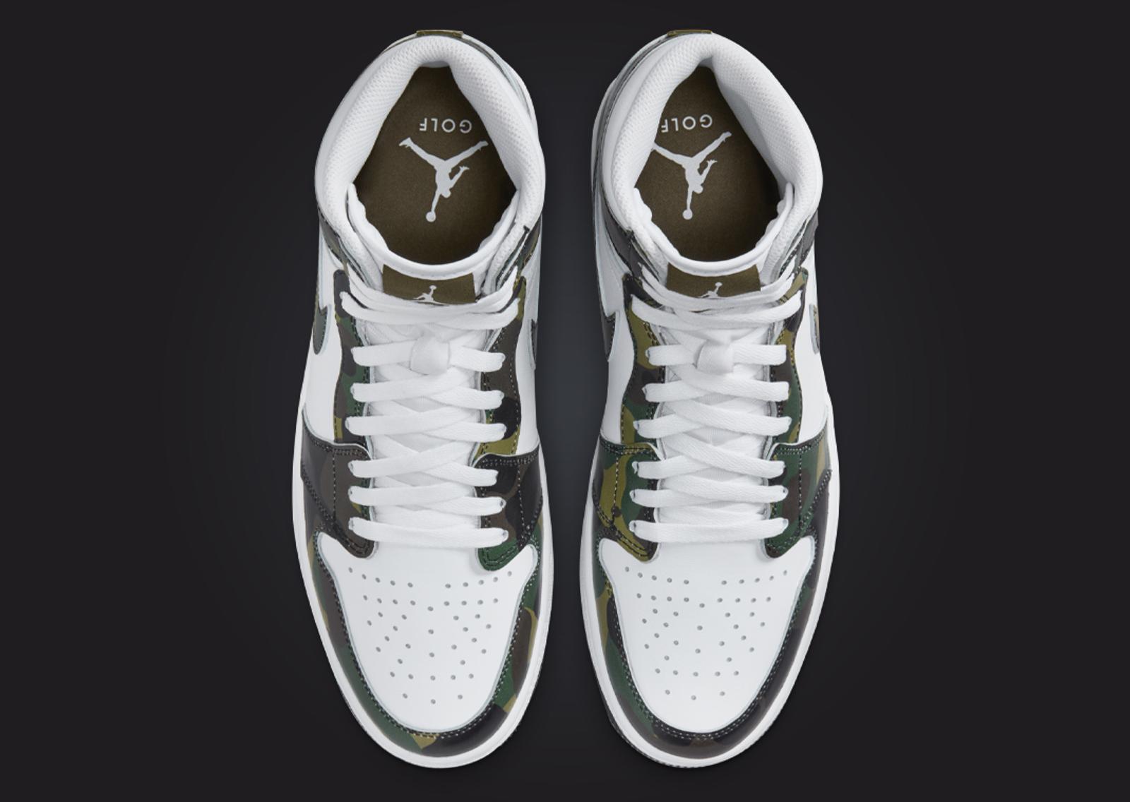 Air Jordan 1 High Golf Camo Top