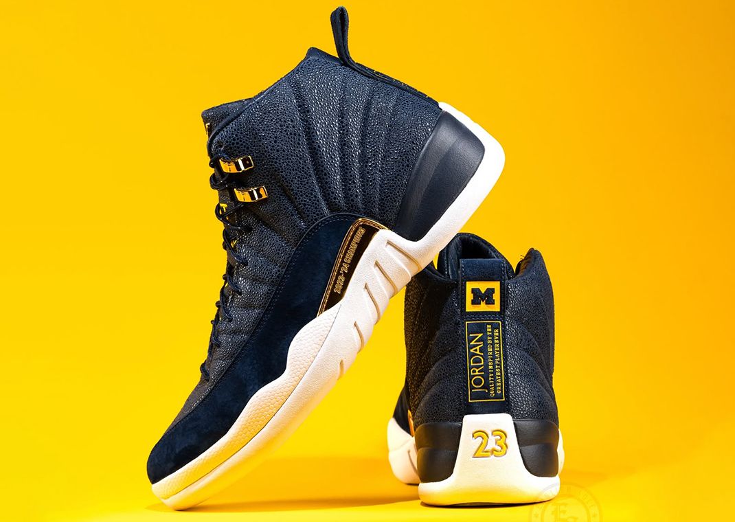 foot locker jordan 12 university gold