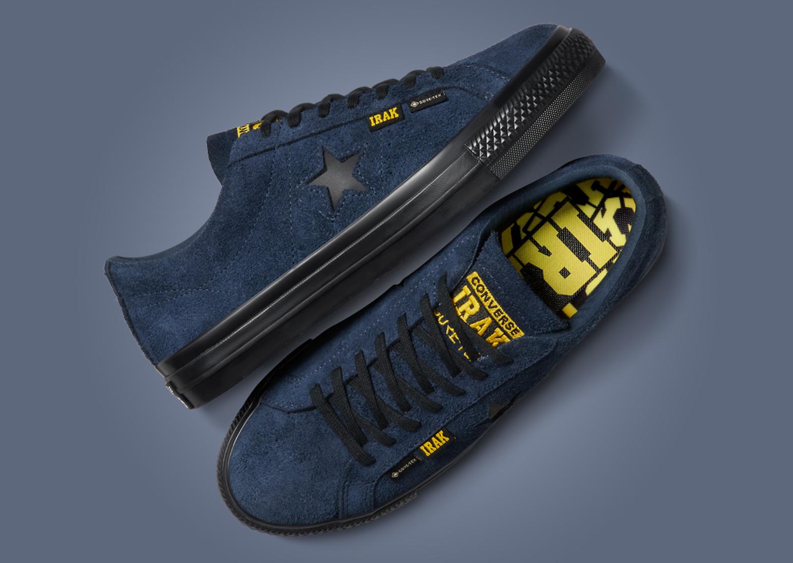 IRAK x Converse One Star Ox GTX Navy Lateral and Insole