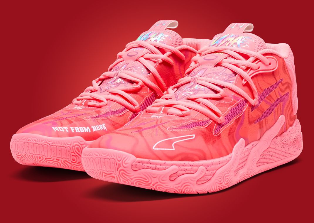 lllomm PUMA x LAMELO BALL x KIDSUPER MB.03 Basketball in Pink Lilac