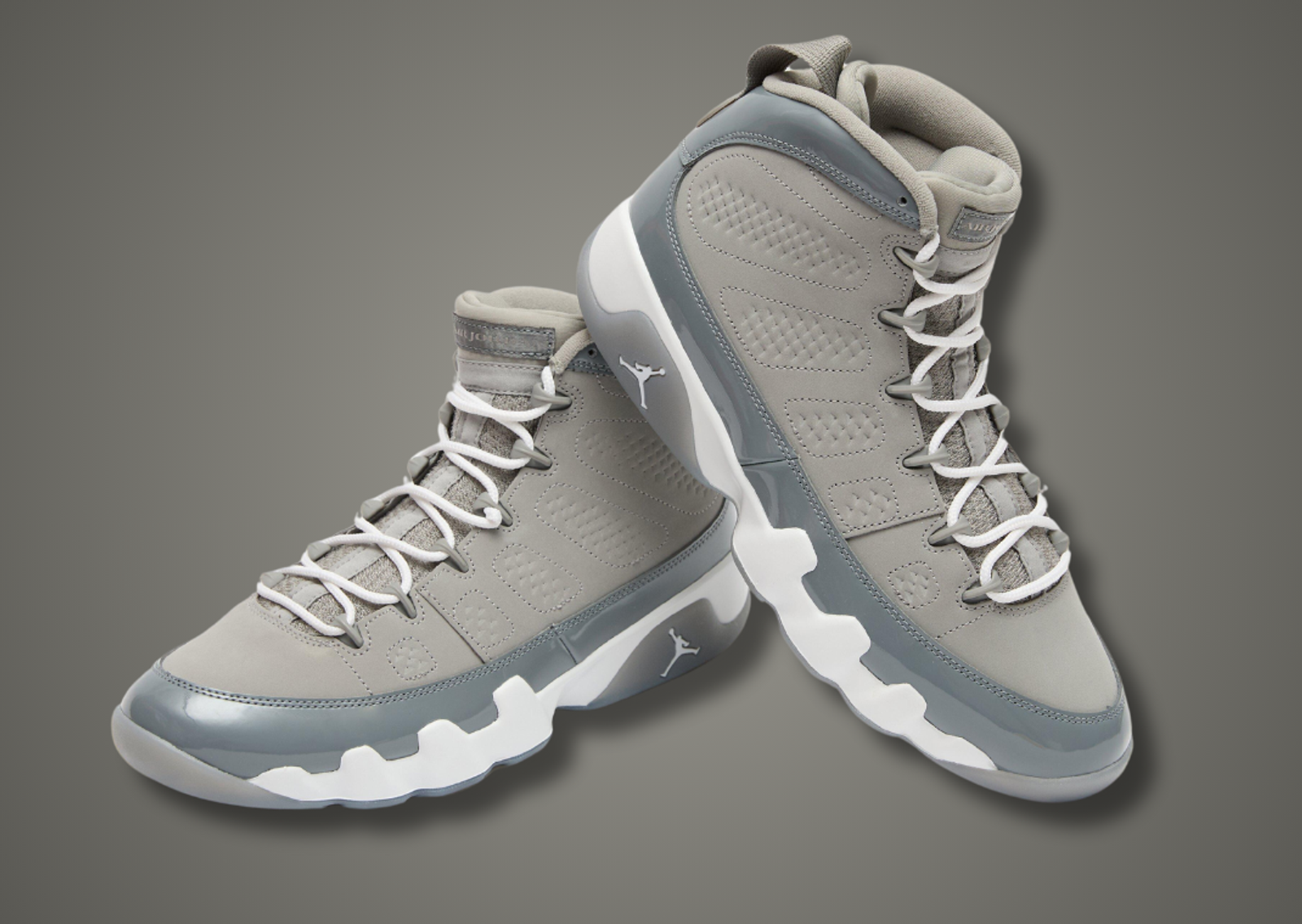 Air Jordan 9 Retro Cool Grey Angle