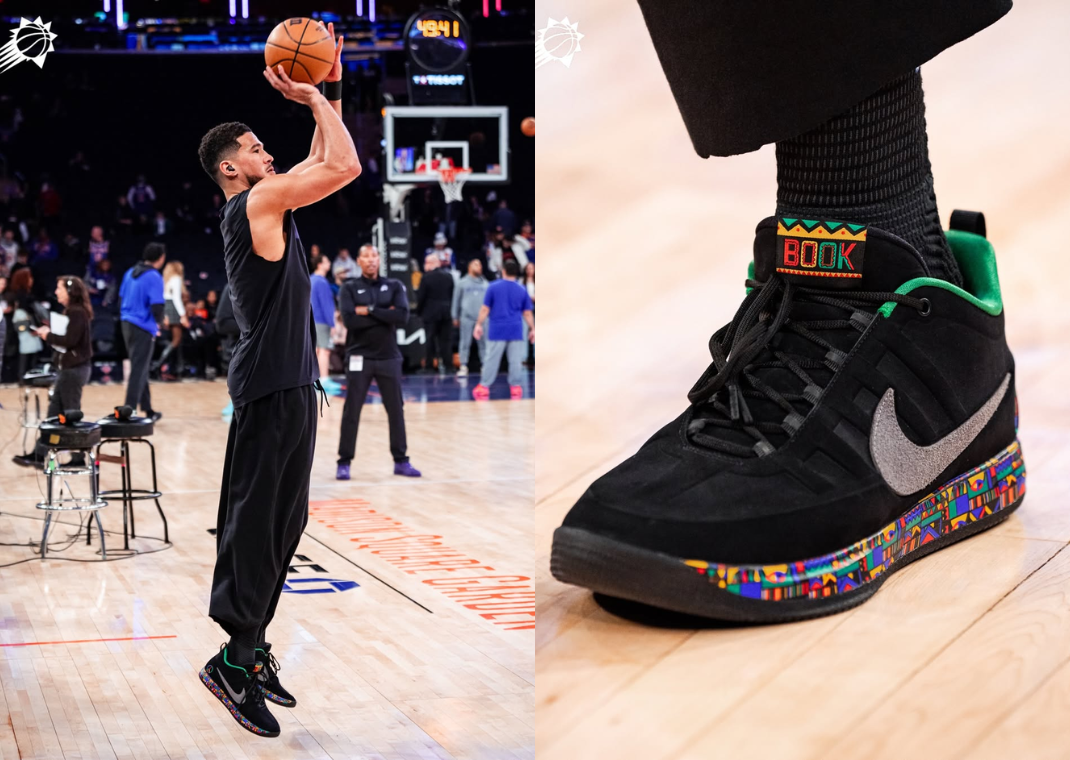 Devin Booker Channels Spike Lee with Urban Jungle Gym Air Raid