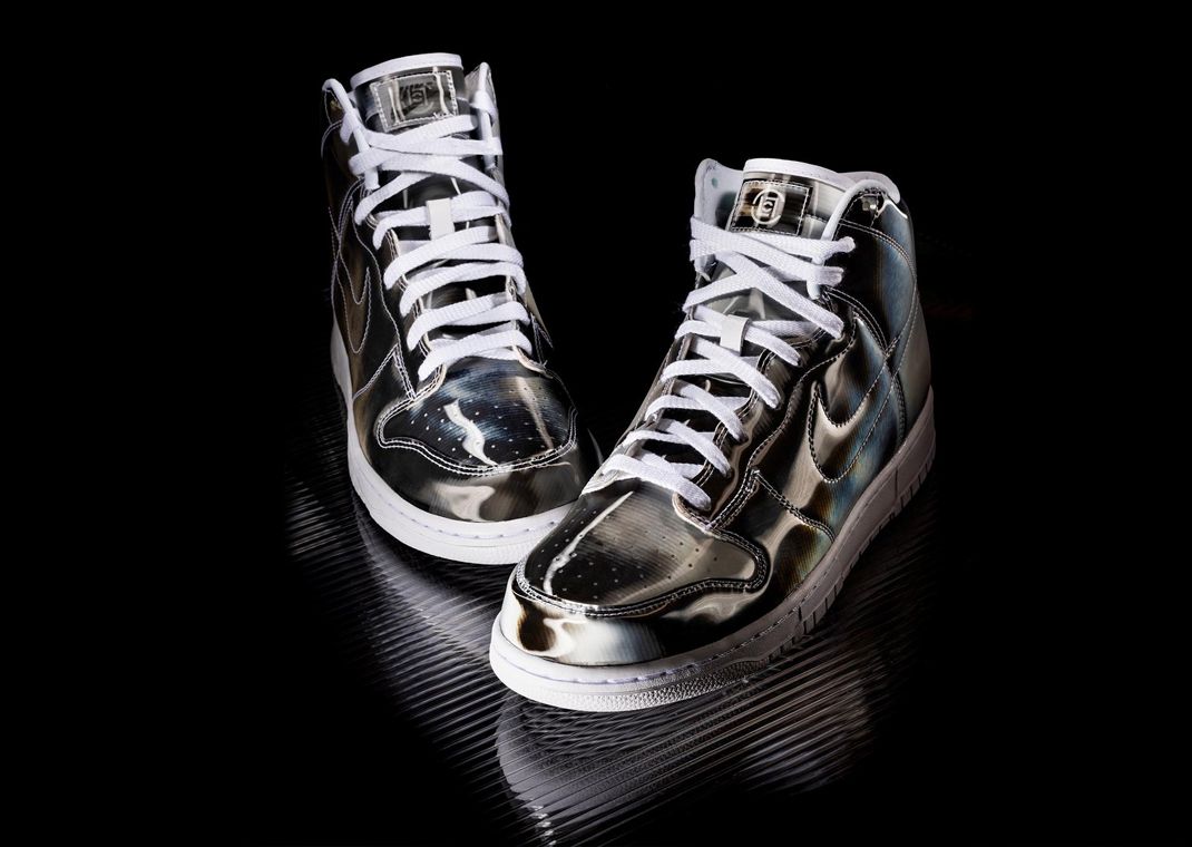 ○日本正規品○ Dunk Nike High 26.5 Silver Metallic CLOT スニーカー